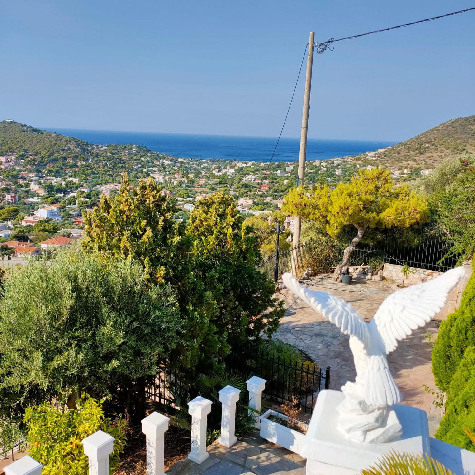 Eagles Nest Villa Athenian Riviera In Aghia Marina Near Lagonisi, Next To The Beach Close To Athens Airport Agia Marina  Buitenkant foto